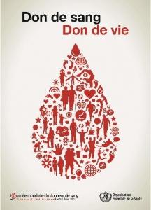 Journée mondiale du DON de SANG, journée du don de vie – OMS