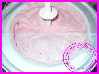 Glace à la fraise Glace à la fraise