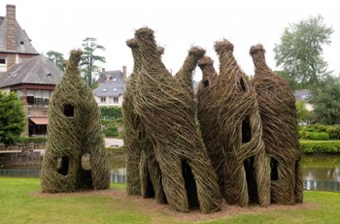 Patrick_Dougherty_sortie_de_cave Patrick Dougherty: le sculpteur de paysages