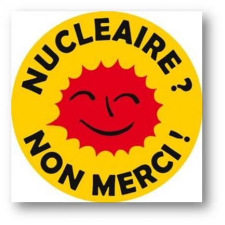 L’autocollant « Nucléaire ? Non merci ! » Pour afficher ses convictions