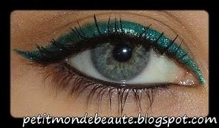 Mes yeux sont vert lagon avec Make Up For Ever Mes yeux sont vert lagon avec Make Up For Ever