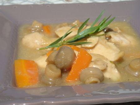 BLANQUETTE DE DINDE A L'ESTRAGON DSC07970