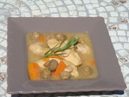 BLANQUETTE DE DINDE A L'ESTRAGON DSC07969