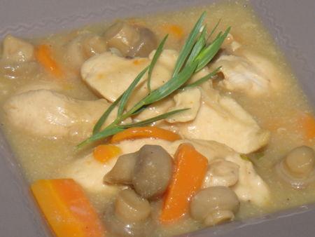 BLANQUETTE DE DINDE A L'ESTRAGON DSC07971