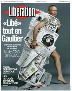 Une Libé JP Gaultier Un Libé griffé Jean-Paul Gaultier