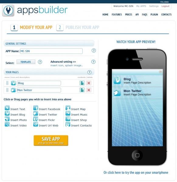 AppsBuilder – Générateur d’application iOS et Android gratuit!