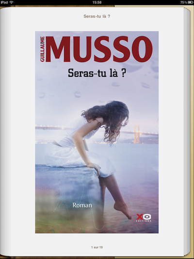 Guillaume Musso sur l’iBookstore, XO Editions persiste et signe