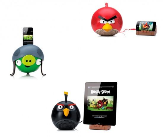 Enceinte-Dock-Angry-Birds Gear4 : des haut-parleurs à l’effigie d’Angry Birds destinés aux iPhone / iPad