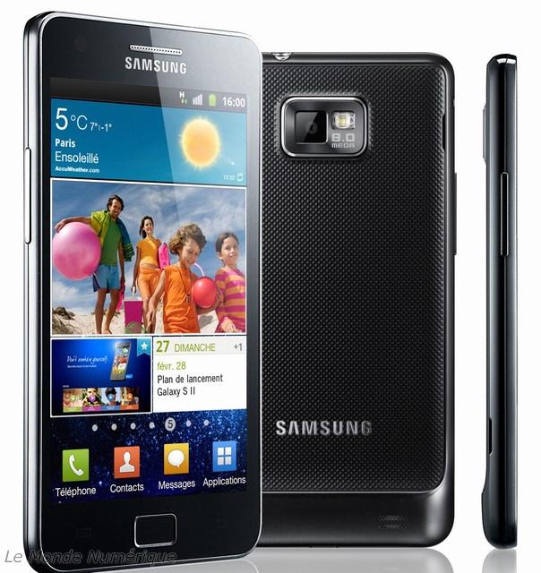 Test du smartphone Samsung Galaxy S 2 GT-I9100 sous Android