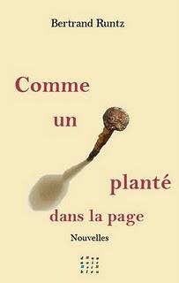 Bertrand Runtz - Comme un clou planté dans la page Bertrand Runtz - Comme un clou planté dans la page