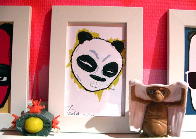 Panda laboratory art graphic design
