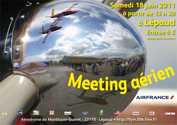 Meeting aérien à l’aérodrome de Montluçon-Guéret samedi 18 juin