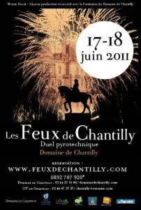Les Feux de Chantilly :duel pyrotechnique – Les 17 et 18 Juin