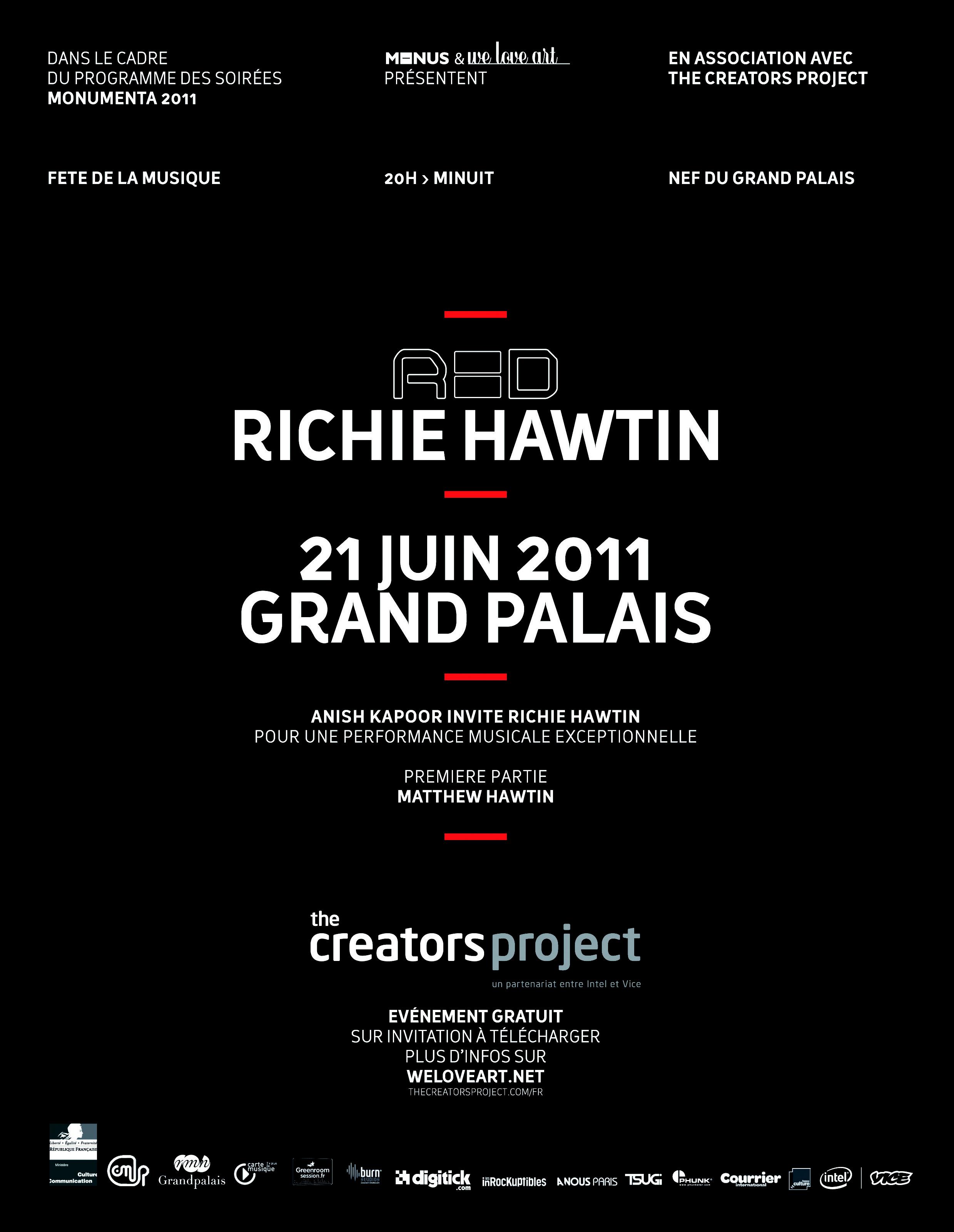 RED – Richie Hawtin @ Grand Palais