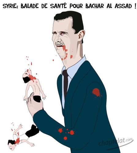 bachar-al-assad-caricature bachar al assad caricature1 Le régime Al Assad.