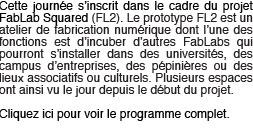 Le FabLab Net-iKi à la Cité des Sciences à Paris Le FabLab Net-iKi à la Cité des Sciences à Paris