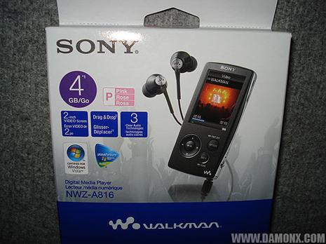 Baladeur MP3 Sony NWZA816P