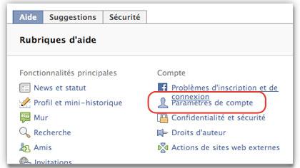 Comment supprimer mon compte Facebook ? Facebook Paramètres de compte