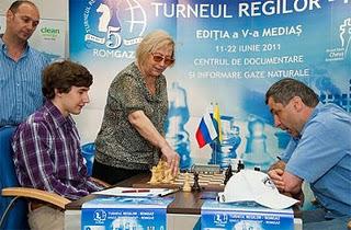 Echecs en Roumanie : Sergey Karjakin (2776) 1-0 Vassily Ivanchuk (2776) - ronde 9 © ChessBase