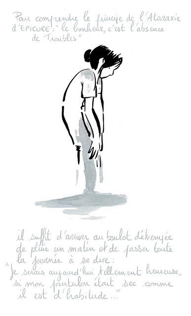 Le principe de l'Ataraxie chez la fille mouillée