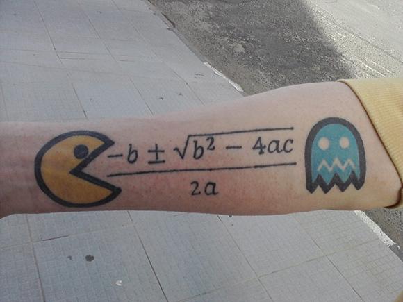 Pacman tattoo Tatouage Pac man 