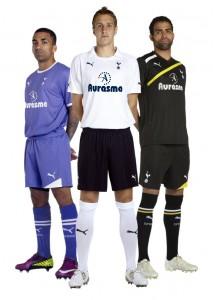 Les maillots de Tottenham 2011-2012