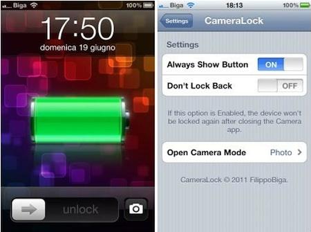 cameralock cameralock CameraLock pour votre iPhone