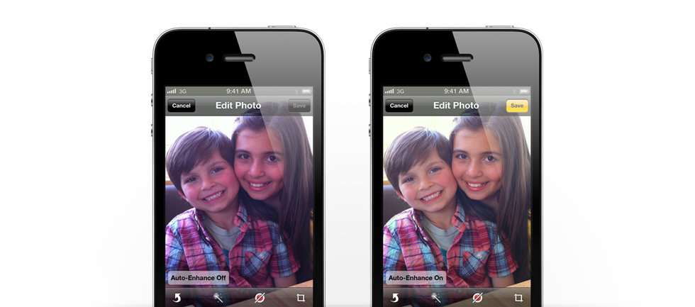 Innovations iOS 5: Gros plan sur les retouches photos sur iPhone...