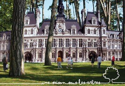 Le jardin éphémère du parvis de l'Hôtel de Ville -  Paris