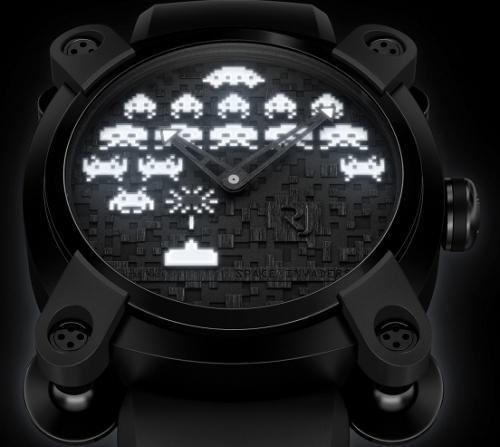 rjinvaders white Une montre Space Invaders à 10 000 $