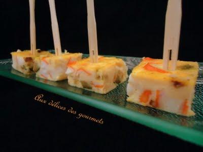 FLAN DE COURGETTES ET SURIMI