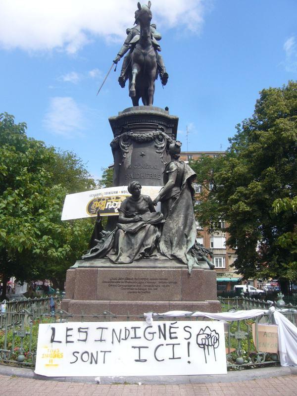 Les Indignés de la Place Richebé à Lille