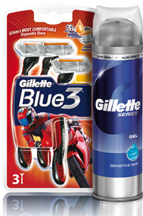 Gillette Blue Pride 3 en Tunisie