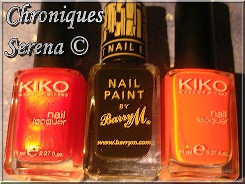 Du orange sur mes ongles avec Kiko ! IMGP6507kikoorangecracklenoir1
