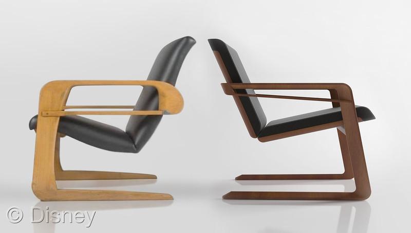 Airline Chair, Kem Weber: Walt Disney Signature fait renaître le pionnier américain du mobilier moderne