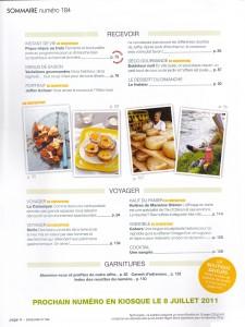 Saveurs 184 - Le Magazine de l'Art de Vivre Gourmand - sommaire suite