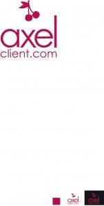 >Design graphique d’un logo pour AXEL-Client.com