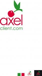 >Design graphique d’un logo pour AXEL-Client.com