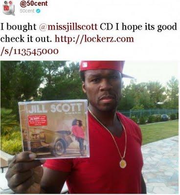 50 Cent apprécie Jill Scott et la trouverait à son goût ?