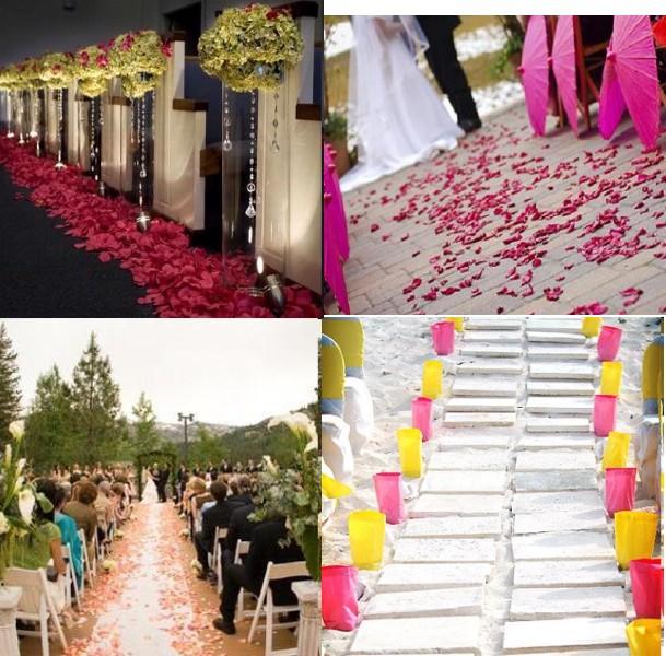 deco-ceremonie-laique-allee-bord 12 décorations d’allée d’église chics