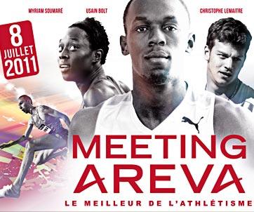 Usain Bolt de retour à Paris pour le meeting Areva !
