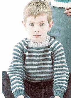 Patron Tricot Gratuit enfant modèle tricot gratuit pull_raye_garcon