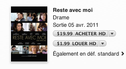Capture d’écran 2011-06-25 à 11.23.19 Des films québécois en HD à 1,99 $ sur l’iTunes Store pour la Saint-Jean