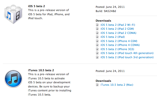 iOS 5: La beta 2 est sorti et déjà jailbreakable! iOS 5: La beta 2 est sorti et déjà jailbreakable!