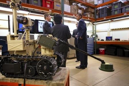 robot obama La révolution Robotique du Président Obama