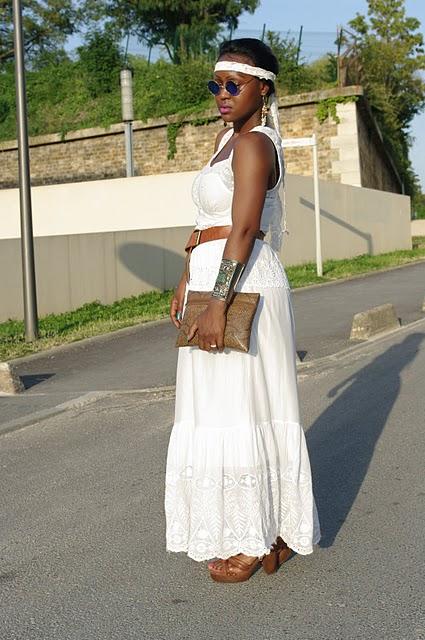 Maxi dress white !