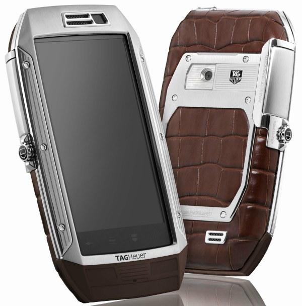 TAG-Heuer-Link-Stainless-Steel-Brown-Alligator Tag Heuer lance son smartphone