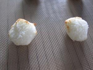 boule coco après cuisson boule coco après cuisson