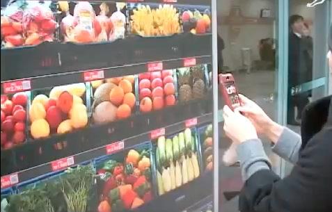 homeplus Shopping virtuel dans le métro coréen avec votre mobile