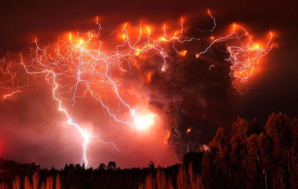 photo humour insolite Volcan Puyehue en éruption